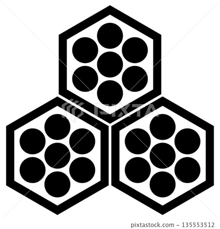 這是六後正典的家徽，名為六後龜甲紋。 135553512