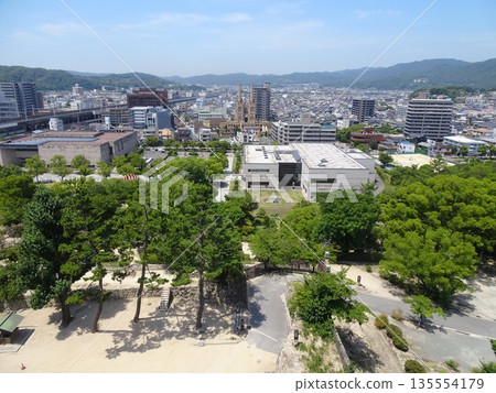 福山城景色（廣島縣福山市） 135554179