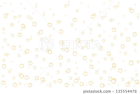 Orange carbonated water with gold bubbles. 135554478