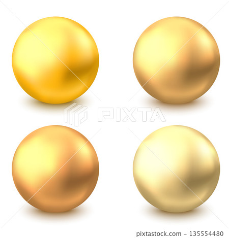 Golden glossy 3d ball. Golden glossy 3d ball. 135554480