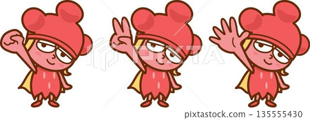 女孩玩石頭剪刀布 135555430