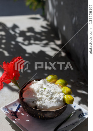 椰子碗和西克瓦薩熱帶甜點 135556165