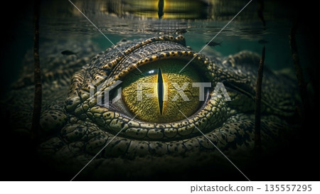 鱷魚 爬行動物 爬蟲類的 135557295