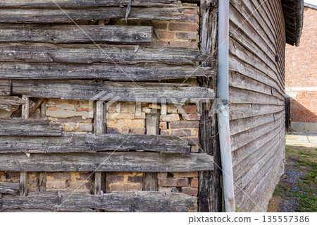 Parfondeval, Vervins, Aisne, Hauts-de-France, Grand-Est, France, August, 28th, 2025, Closeup of Parfondeval, Vervins, Aisne, Hauts-de-France, Grand-Est, France, August, 28th, 2025, Closeup of 135557386