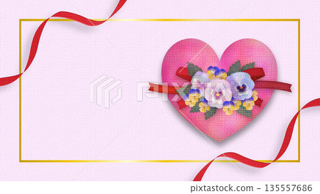 Valentine's Day Banner Horizontal 6 135557686