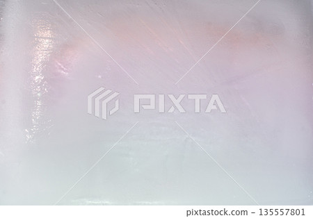 Pink and white subtle texture ice background. Soft pastel abstract texture with gentle light Pink and white subtle texture ice background. Soft pastel abstract texture with gentle light 135557801