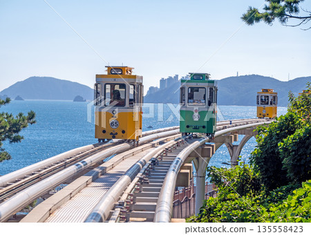 Sky Capsule in Haeundae, Busan, South Korea Sky Capsule in Haeundae, Busan, South Korea 135558423