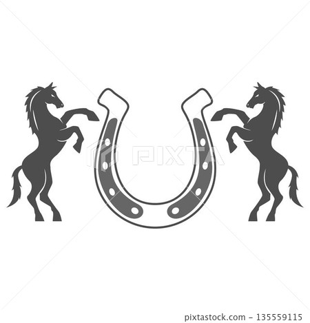 Horse icon logo design Horse icon logo design 135559115
