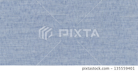 Macro closeup of royal blue textile fabric swatch pattern 135559401