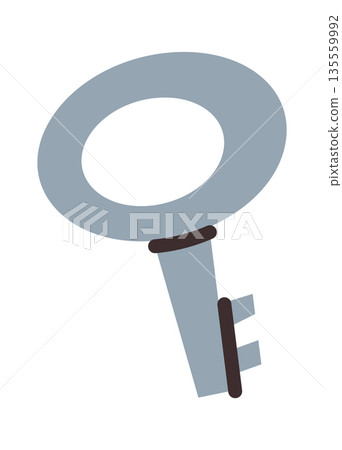 Police handcuff key design element Police handcuff key design element 135559992