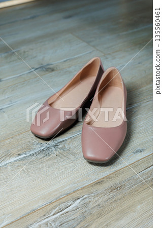 Women's shoes without heels for every day. Collection of summer women's shoes. Stylish women's shoes for the summer Women's shoes without heels for every day. Collection of summer women's shoes. Stylish women's shoes for the summer 135560461