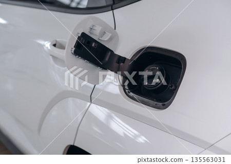Automobile ready to be fueled 135563031