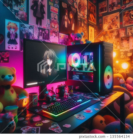 emo PC！男女宅男宅女和創作者的辦公桌房 135564134