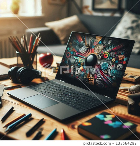 Emo PC! Desk room for male and female otaku, creators and gamers Emo PC! Desk room for male and female otaku, creators and gamers 135564282