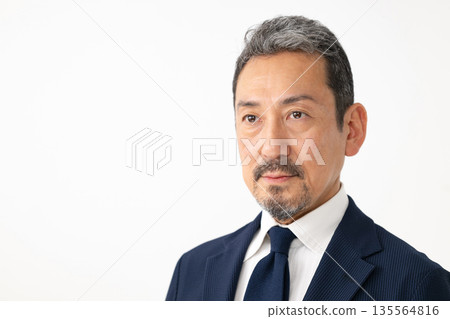 Middle businessman wearing a suit Middle businessman wearing a suit 135564816