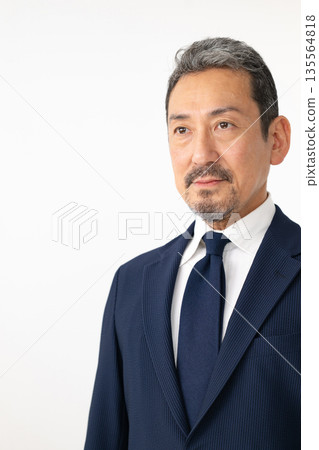 Middle businessman wearing a suit Middle businessman wearing a suit 135564818