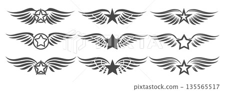 Winged stars set 135565517