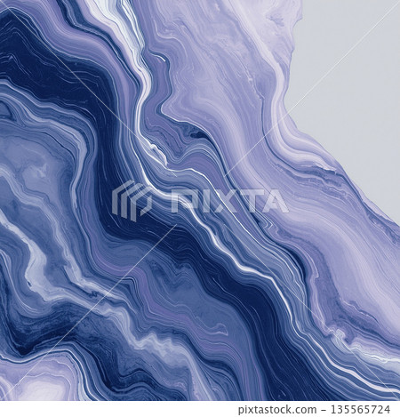 Abstract blue marble fluid texture background 135565724
