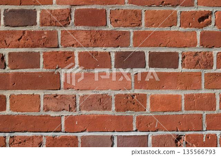 紅磚牆壁紋理 135566793