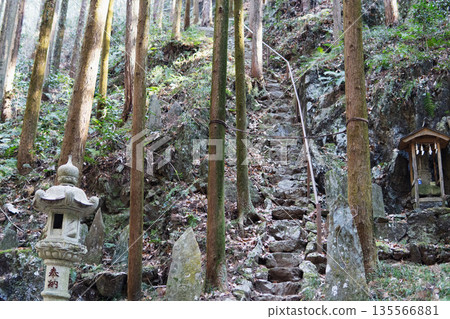 Saitama Prefecture: Kitamuki Fudo Stone Steps [Ishisonzan to Kannokurayama] Kasahara, Ogawa Town 135566881