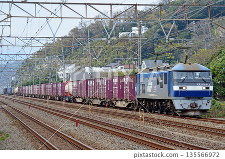 Tokaido Main Line, Ninomiya-Oiso, JR Freight, EF210-112 (Shin-Tsurumi) Tokaido Main Line, Ninomiya-Oiso, JR Freight, EF210-112 (Shin-Tsurumi) 135566972
