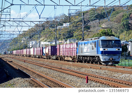 東海道本線,二宮大磯,JR貨運,EF210-116(岡山) 東海道本線,二宮大磯,JR貨運,EF210-116(岡山) 135566973