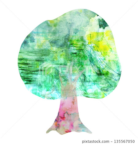 A tree like the one in a picture book 135567050