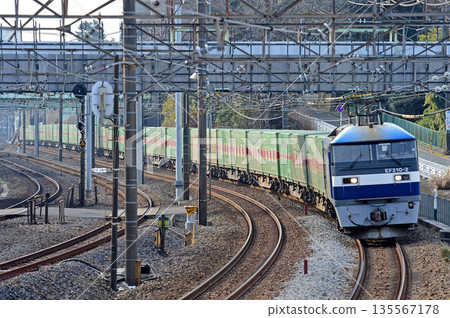 東海道幹線東戶塚保土谷 JR Freight EF210-2(岡山) 東海道幹線東戶塚保土谷 JR Freight EF210-2(岡山) 135567178