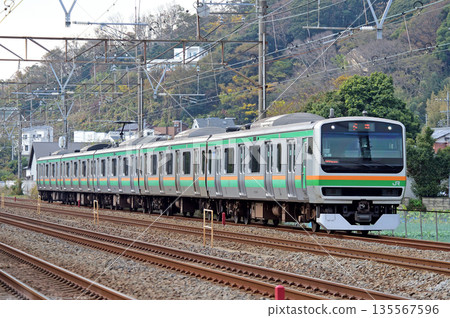 東海道本線,二宮大磯,JR東日本,E231系 1000系,S-26列車(上津) 東海道本線,二宮大磯,JR東日本,E231系 1000系,S-26列車(上津) 135567596