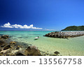 Okinawa Tonaki Island scenery Agarihama 135567758