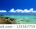 Okinawa Tonaki Island scenery Agarihama 135567759