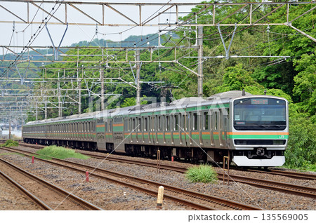 東海道本線二宮國分JR東E231系列1000系列K-28編隊(國分) 東海道本線二宮國分JR東E231系列1000系列K-28編隊(國分) 135569005