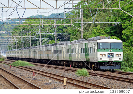 東海道線 二宮神津 JR 東日本 185 系列 A3 列車（大宮）大通子 135569007