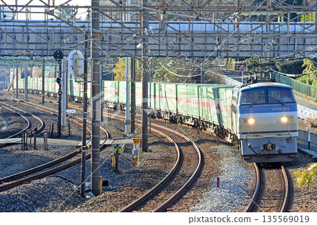 Tokaido Main Line Higashi-Totsuka-Hodogaya JR Freight EF66-112 (Suita) 135569019