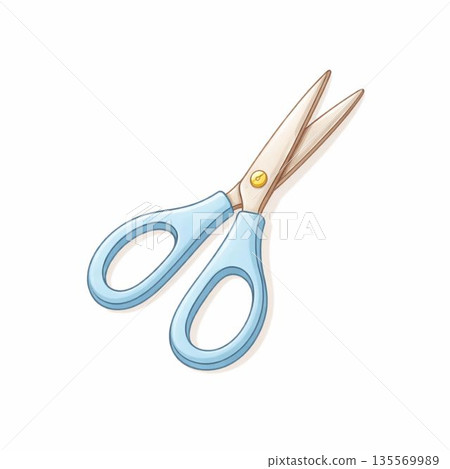 在白色背景的剪刀 135569989