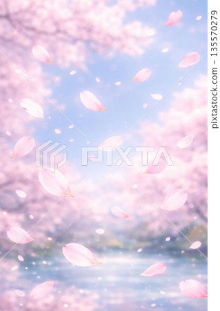 櫻花花瓣舞 櫻花花瓣舞 135570279