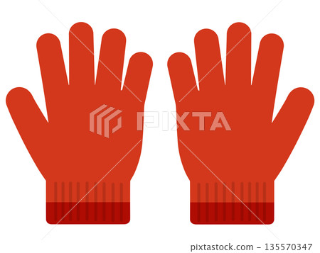 紅色手套 紅色手套 135570347