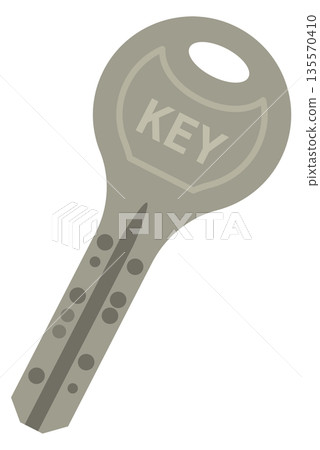 Illustration of a dimple key Illustration of a dimple key 135570410