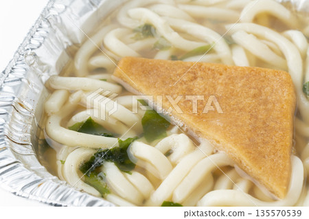 Close-up of delicious looking kitsune udon Close-up of delicious looking kitsune udon 135570539