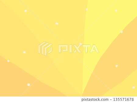Eye-catching background with loose stars (yellow) 135571678