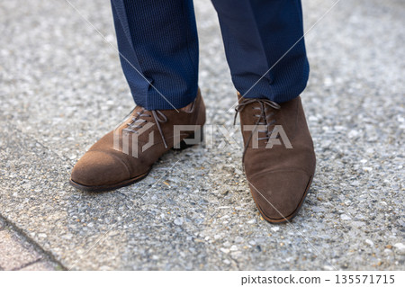 A businessman's feet A businessman's feet 135571715