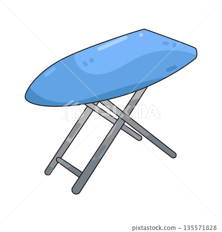illustration of iron board illustration of iron board 135571828