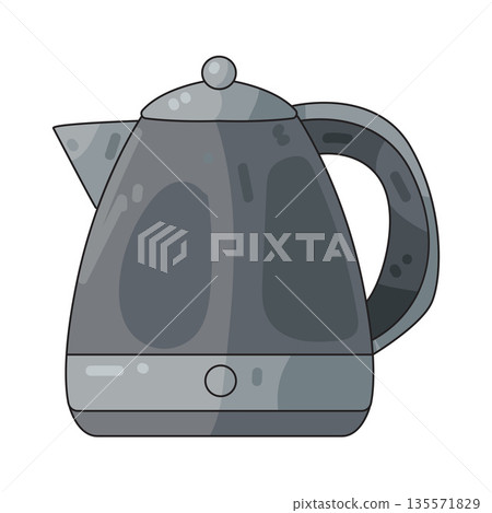 illustration of kettle  135571829