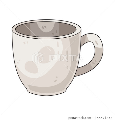 illustration of tea cup 135571832