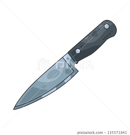 illustration of knife illustration of knife 135571841