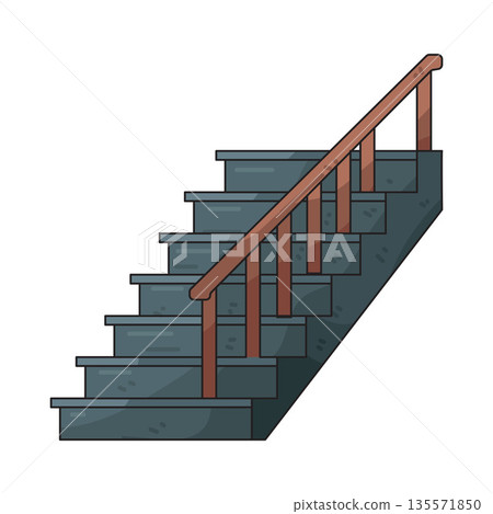 illustration of Stairs illustration of Stairs 135571850