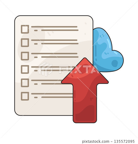 illustration of Survey Upload 135572095