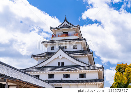 Saga Prefecture: Karatsu Castle in the Spring Green Season Saga Prefecture: Karatsu Castle in the Spring Green Season 135572717
