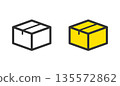 紙箱圖示集 - 包裝、配送和物流圖片 135572862