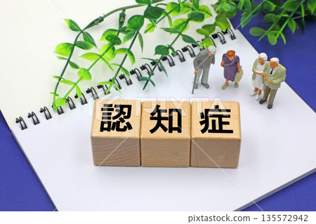 癡呆症的形象 癡呆症的形象 135572942